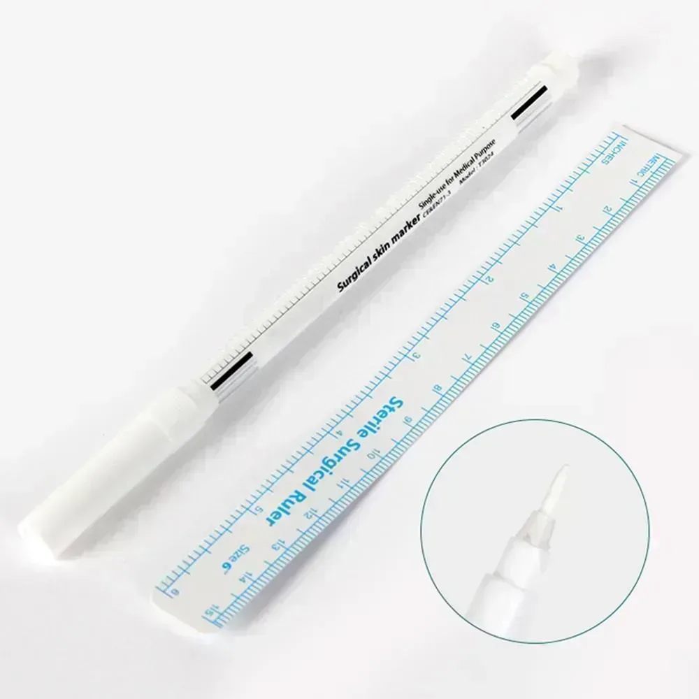 Surgical Skin Marker Pen with Sterile Ruler