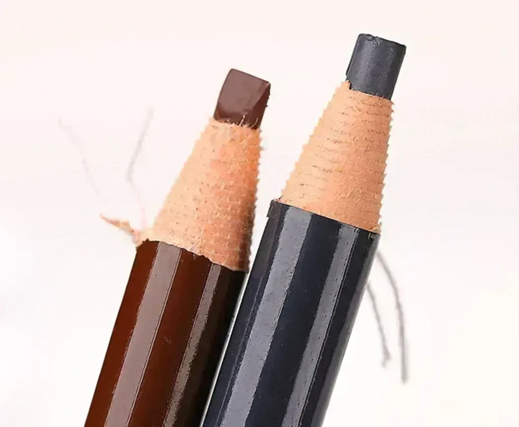 Pull-String Eyebrow Pencil – Set of 2 (Brown & Dark Grey)