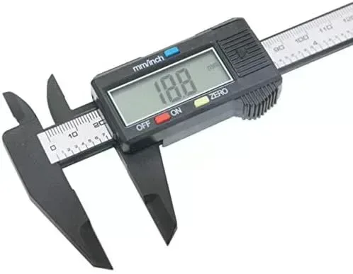 Electronic Digital Caliper – LCD Display, mm/inch