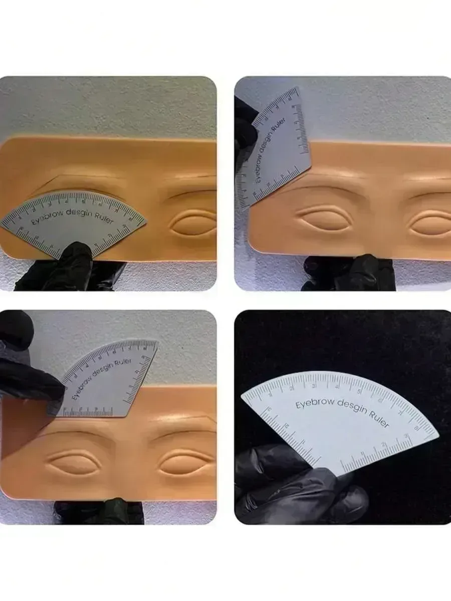 Fan-Shape Eyebrow Design Ruler – Angle & Symmetry Mapping Tool